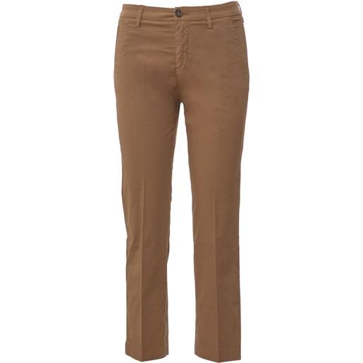 FAY pantaloni primavera/estate cotone 25 / marrone