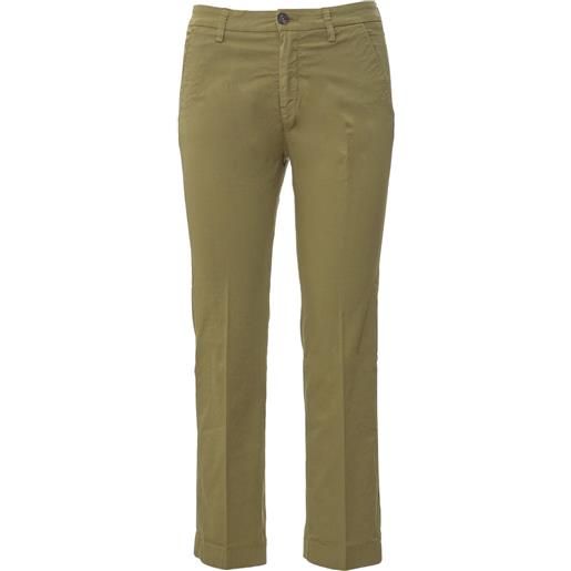 FAY pantaloni primavera/estate cotone 25 / verde
