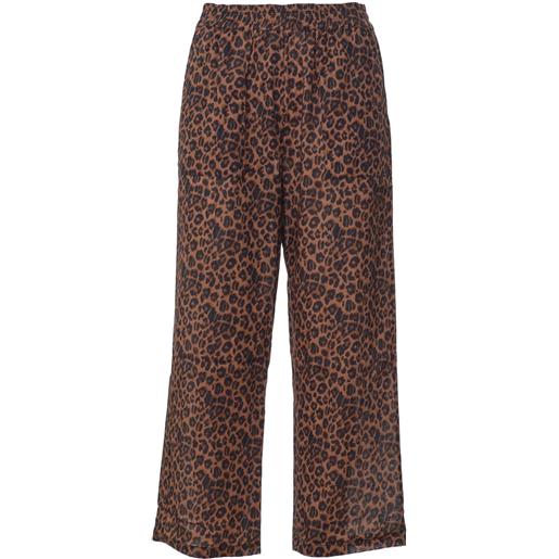SUNDEK pantaloni primavera/estate cotone s / marrone
