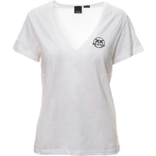 PINKO t-shirt primavera/estate cotone m / bianco