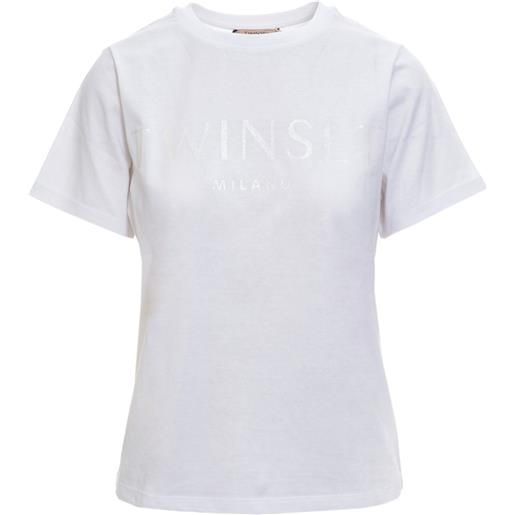 TWIN-SET t-shirt primavera/estate cotone xs / bianco