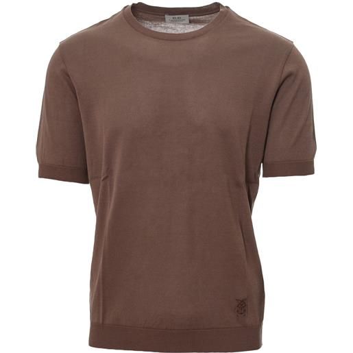 CORNELIANI t-shirt primavera/estate cotone 50 / marrone