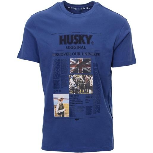 HUSKY t-shirt primavera/estate cotone 50 / blu