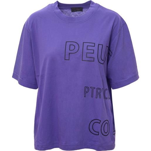 PEUTEREY t-shirt primavera/estate cotone s / viola