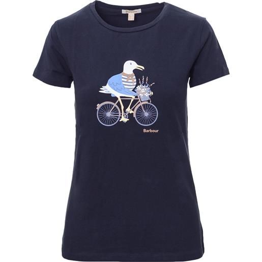 BARBOUR t-shirt primavera/estate cotone 40 / blu