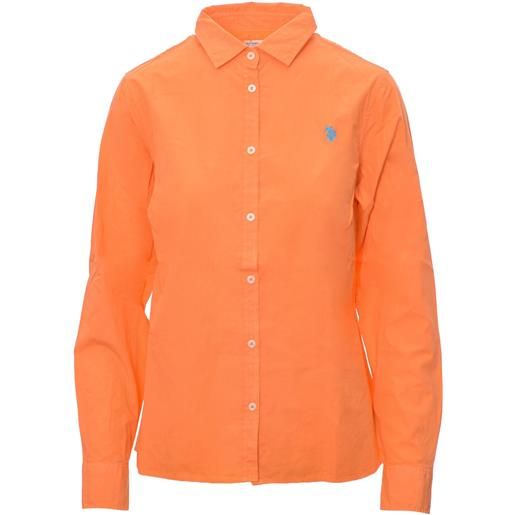 U.S.POLO camicie primavera/estate cotone s / arancione