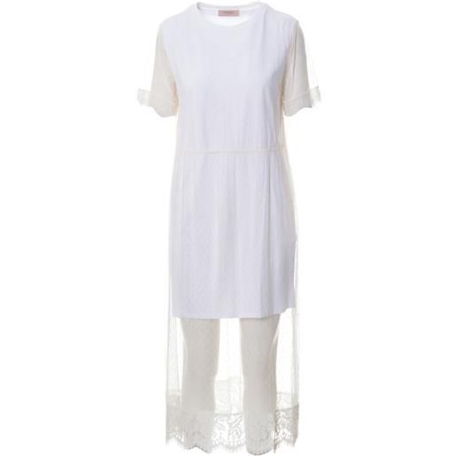 TWIN-SET vestiti primavera/estate cotone 44 / bianco