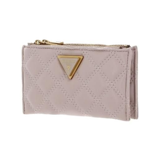 GUESS giully slg double zip coin purse light beige