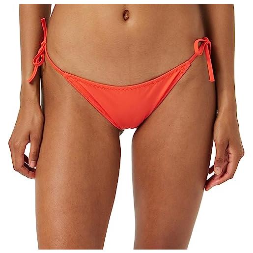 Calvin Klein slip bikini allacciatura laterale donna sportivo, arancione (bright vermillion), m