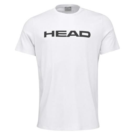 Head club basic t-shirt, uomo maglietta, bianco, xl