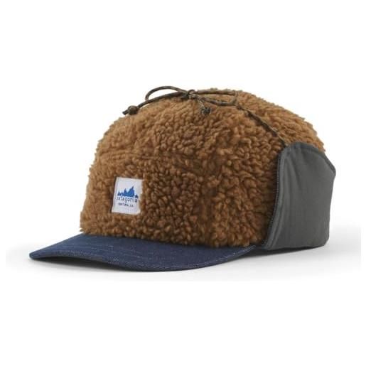 Patagonia range earflap cap cappellino da baseball, marrone coriandolo, m unisex-adulto