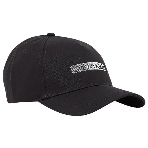 Calvin Klein move 3d logo bb cap k50k510655 cappello, nero (ck black), os uomo
