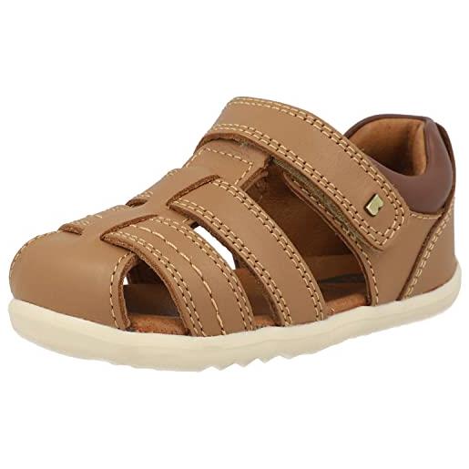 Bobux sandalo walk roam - girelli - sandali per bambini (olive + toffee, sistema taglie calzature eu, bimbo (0-5 anni), numero, media, 26)