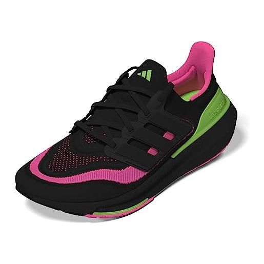adidas ultraboost light w, shoes-low (non football) donna, core black/core black/lucid lime, 38 2/3 eu