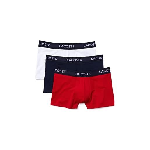 Lacoste 5h9623 baule intimo, navy blue/white-red, xxl uomini