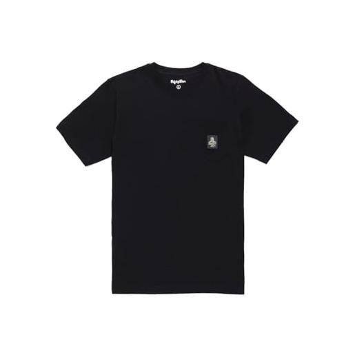 RefrigiWear t-shirt uomo pierce t22600je9101 nera girocollo logo taschino pe24 l