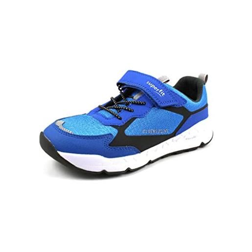 Superfit free ride, scarpe da ginnastica, blu grigio 8000, 36 eu