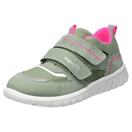 Superfit sport7 mini, scarpe da ginnastica, verde chiaro rosa 7500, 34 eu