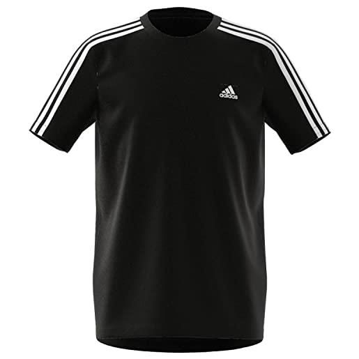 adidas b 3s t, t-shirt bambino, black/white, 7-8y