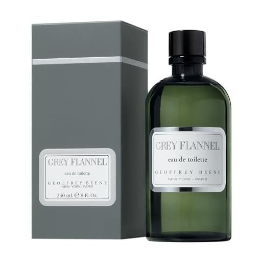 Geoffrey Beene heritage fragrance grey flannel + pouch acqua di colonia - 240 ml