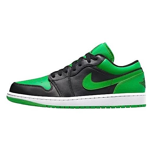 Nike scarpe da basket uomo, nero/nero-fortunato verde-bianco, 42 eu