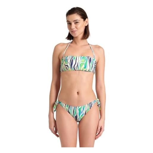 Arena bikini a fascia da donna water print