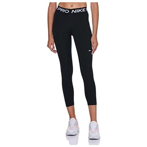 Nike w np 365 tight 7/8 hi rise, leggings donna, black/(white), xxl