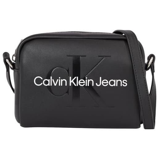 Calvin Klein Jeans women sculpted camera bag18 mono, fashion black, one size