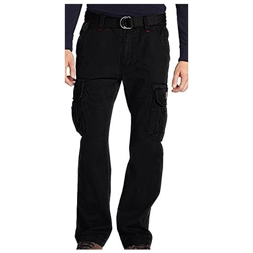 UNIONBAY survivor iv relaxed fit cargo pant casual nero 46w x 30l