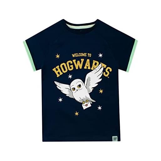 Harry Potter maglietta per ragazze hogwarts blu 12-13 anni