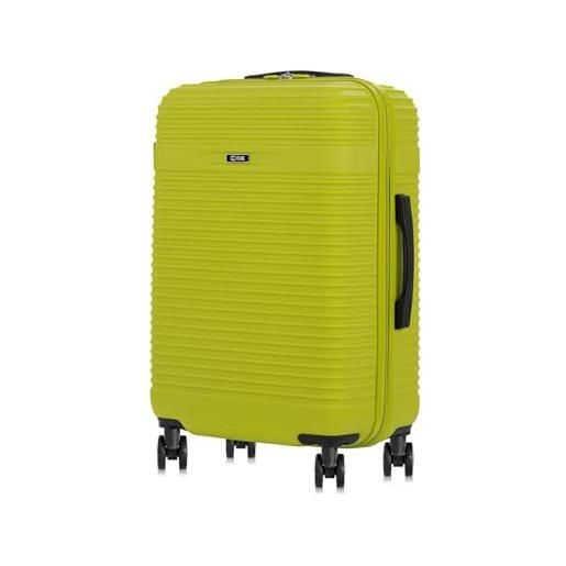 OCHNIK valigia | custodia rigida | materiale: abs | modello: walab-0040 | 4 ruote | alta qualità, lime, s
