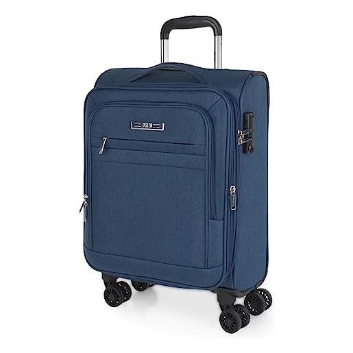JASLEN - valigia 55x40x20 trolley bagaglio a mano. Valigie e trolley per i tuoi viaggi in cabina. Trolley bagaglio a mano. Materiale eva polyester resistente e super leggero 101150, blu