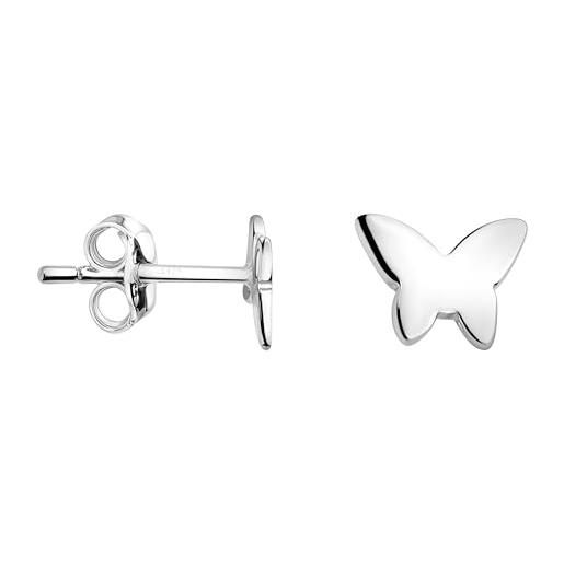 Sofia milani - orecchini da donna in argento 925 - orecchino a perno a farfalla - e2467