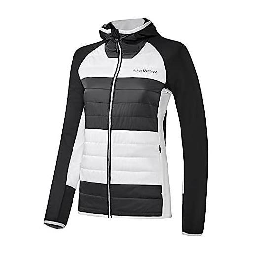 Black Crevice giacca ibrida donna i giacca donna sportiva elasticizzata 85% nylon & 15% spandex i giacca donna funzionale traspirante i giacca donna ibrida isolante i giacca donna escursioni