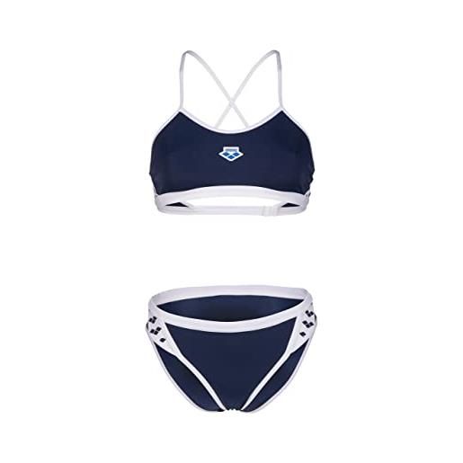ARENA icone set bikini, blu navy/bianco, 42 donna