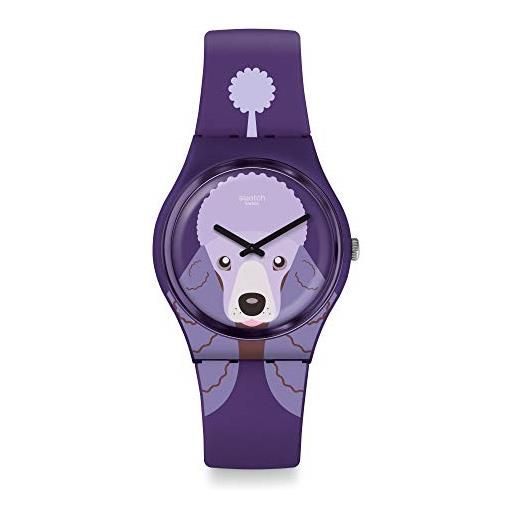 Swatch orologio analogico quarzo svizzero donna con cinturino in silicone gv133