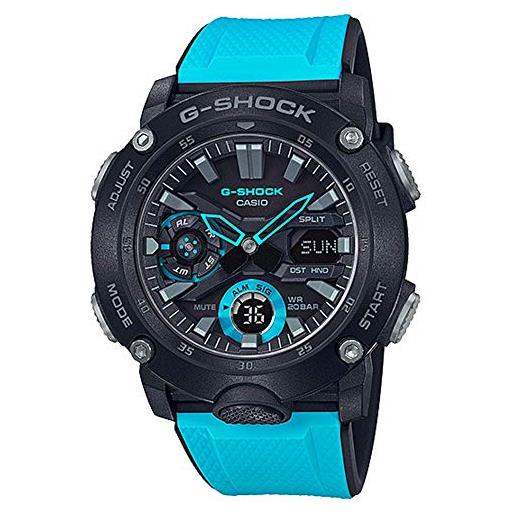 Casio men's Casio g-shock carbon core blue resin band watch ga2000-1a2