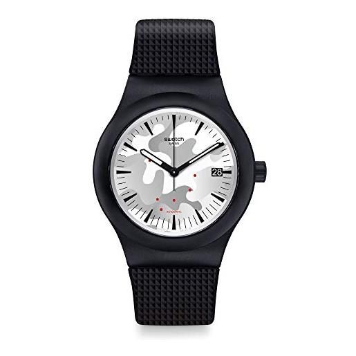 Swatch orologio analogueico quarzo uomo con cinturino in silicone sutb407