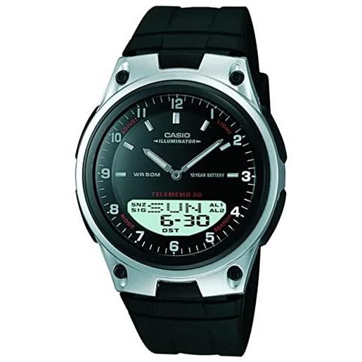 Casio aw80-1av forester - orologio da uomo, analogico-digitale, memorizzazione dati