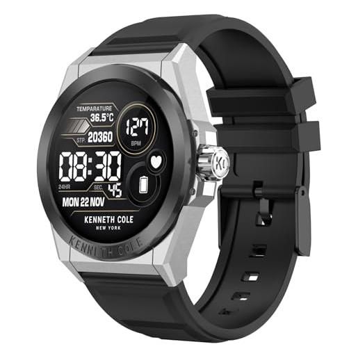 Bebinca smartwatch uomo display super grande e chiaro 390 * 390, 24 sports/notifiche/cardiofrequnzimetro ip68 impermeabile ios/android (nero)