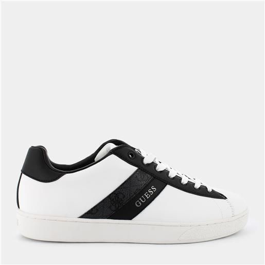 GUESS sneakers guess da uomo , white/black