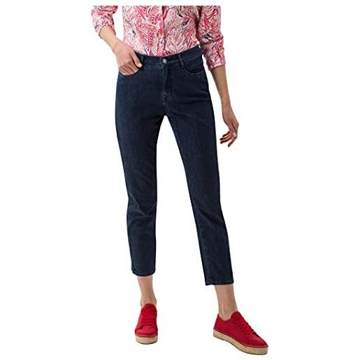 BRAX style caro s ultralight denim corto jeans, clean dark blue, 31w x 30l donna