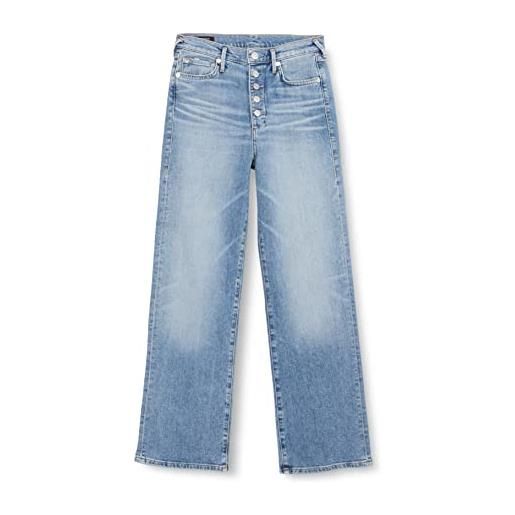 True Religion visiera bootcut jeans, blu, 24w reg donna