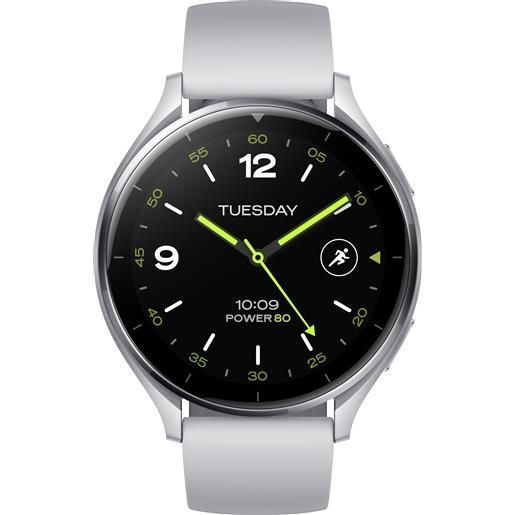 Xiaomi smartwatch Xiaomi watch 2 3,63 cm (1.43) amoled 46 mm digitale 466 x pixel touch screen argento wi-fi gps (satellitare) [bhr8034gl]