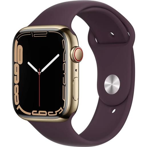 Apple smartwatch Apple watch series 7 oled 45 mm 4g oro gps (satellitare) [mkjx3fd/a]