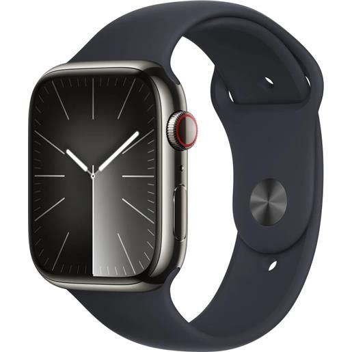 Apple smartwatch Apple watch series 9 45 mm digitale 396 x 484 pixel touch screen 4g grafite wi-fi gps (satellitare) [mrmv3qf/a]