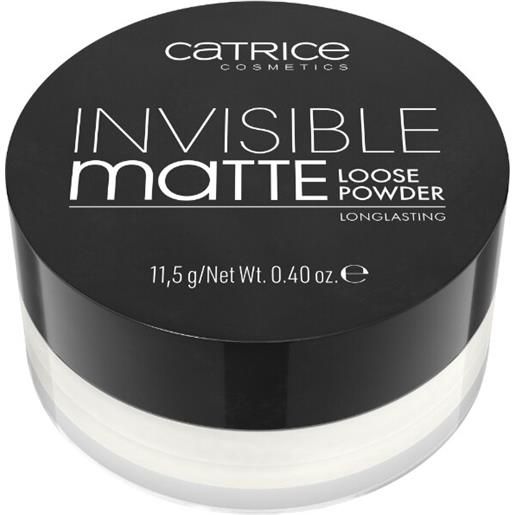 Catrice cipria in polvere invisible matte 1 universal