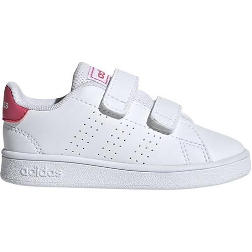 Adidas advantage infant real pink white