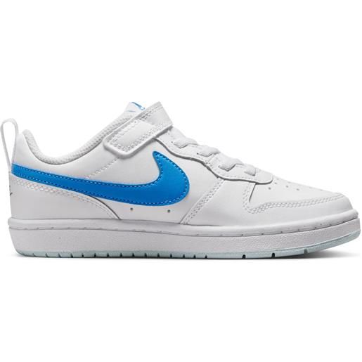 Nike court borough low 2 white/blue