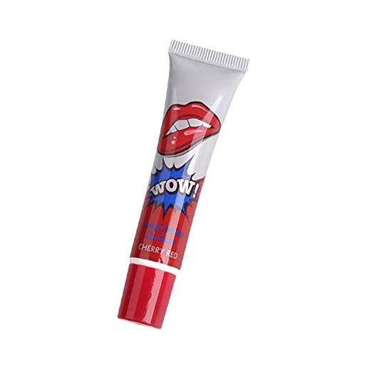Nannigr lip tint pack. 6 colori idratante a lunga durata gloss peel off colorato matte sexy rossetto per le donne(rosso ciliegia)